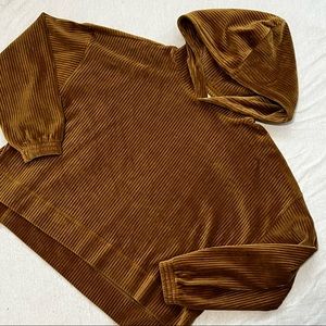 Aerie Velvet Corduroy Hoodie